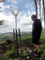  13 Mail 2012 - nach einer langen Wanderung auf die Landmark hat mich Benjamin abgeholt